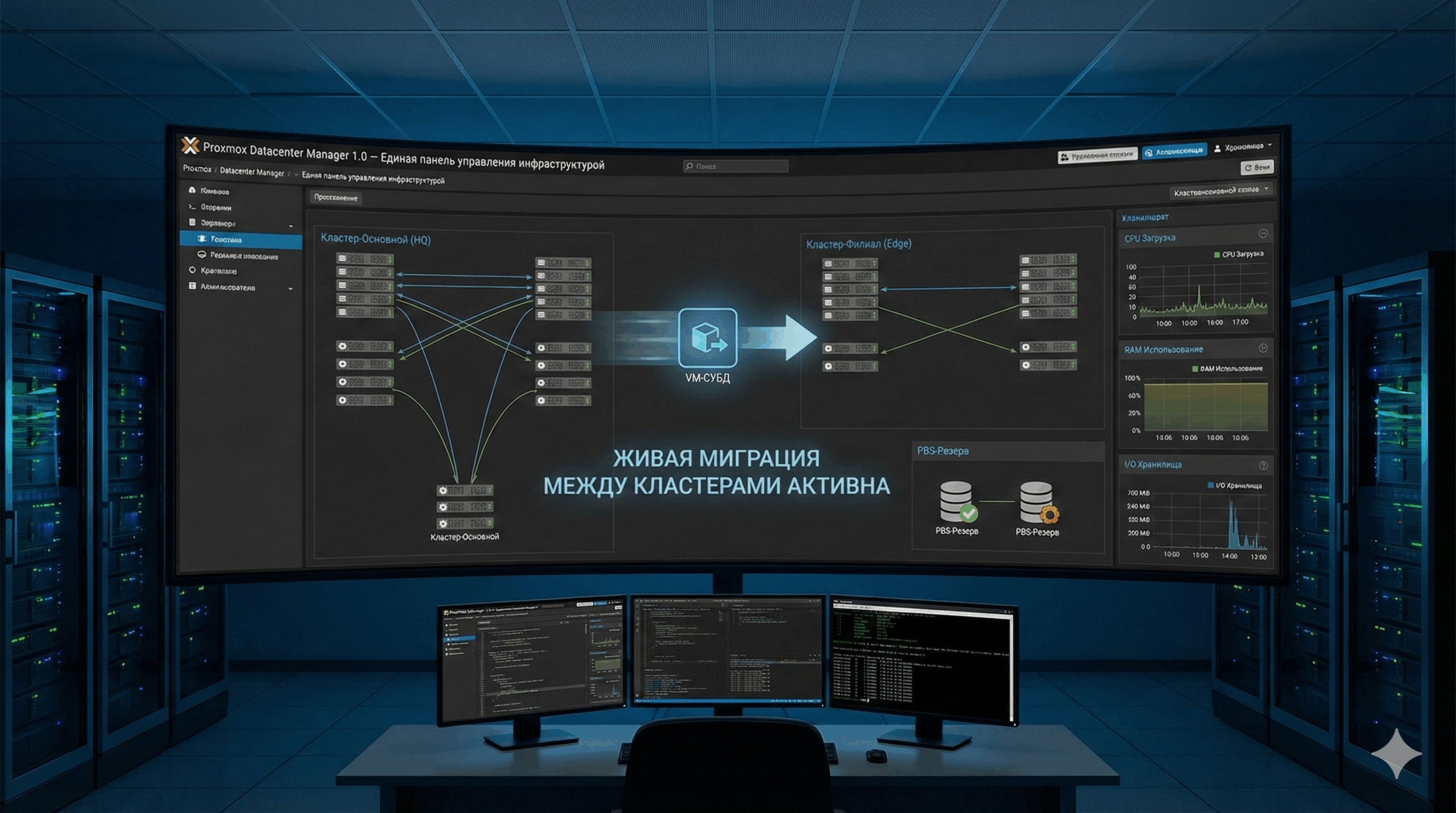 Обзор Proxmox Datacenter Manager 1.0: централизованная система управления кластером
