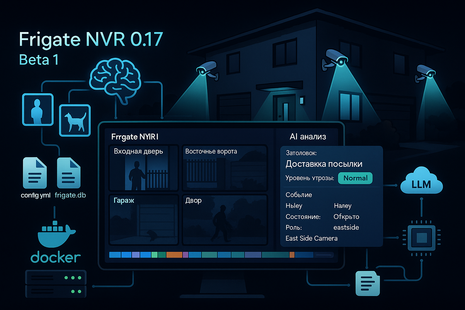 Обновление Frigate NVR 0.17 Beta 1: Новые возможности, улучшенный интерфейс и ИИ